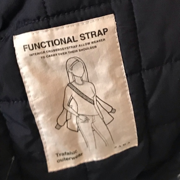 Zara Trafaluc Outerwear Coat Faux Fur size XS - Picture 7 of 9